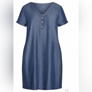 AVENUE
Cassie Dress - indigo (Size 16)​​​​​​​​​​​